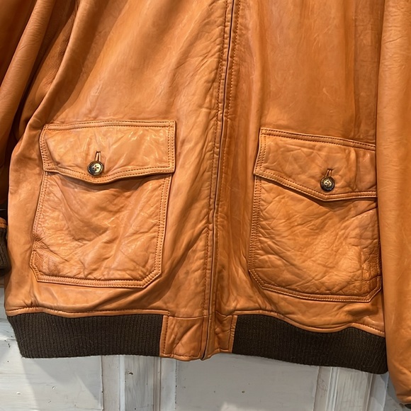 Orvis rare leather coat - Picture 3 of 12